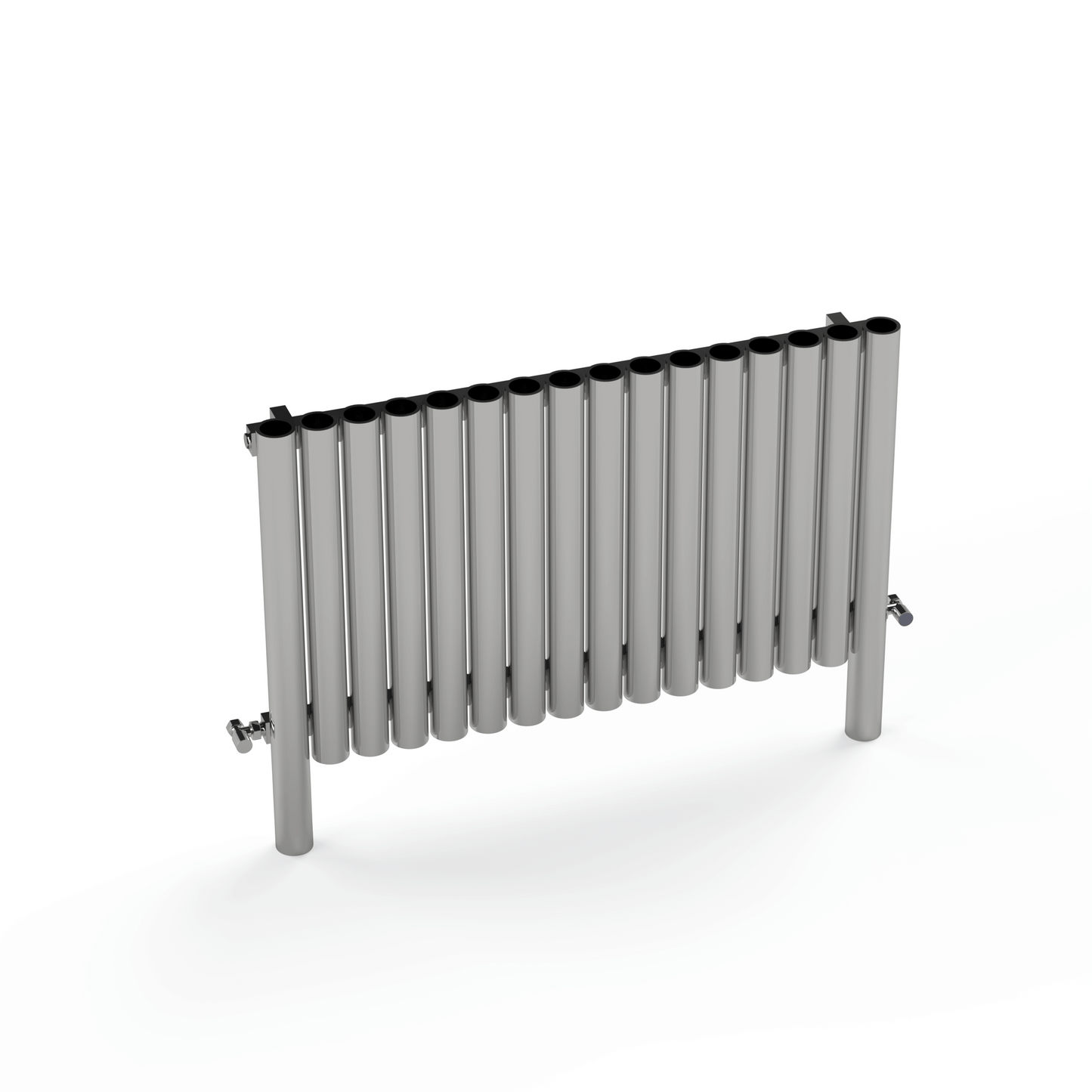 Carisa Mistral F Edelstahl-Heizkörper, horizontal, modernes Design, hochglanzpoliert