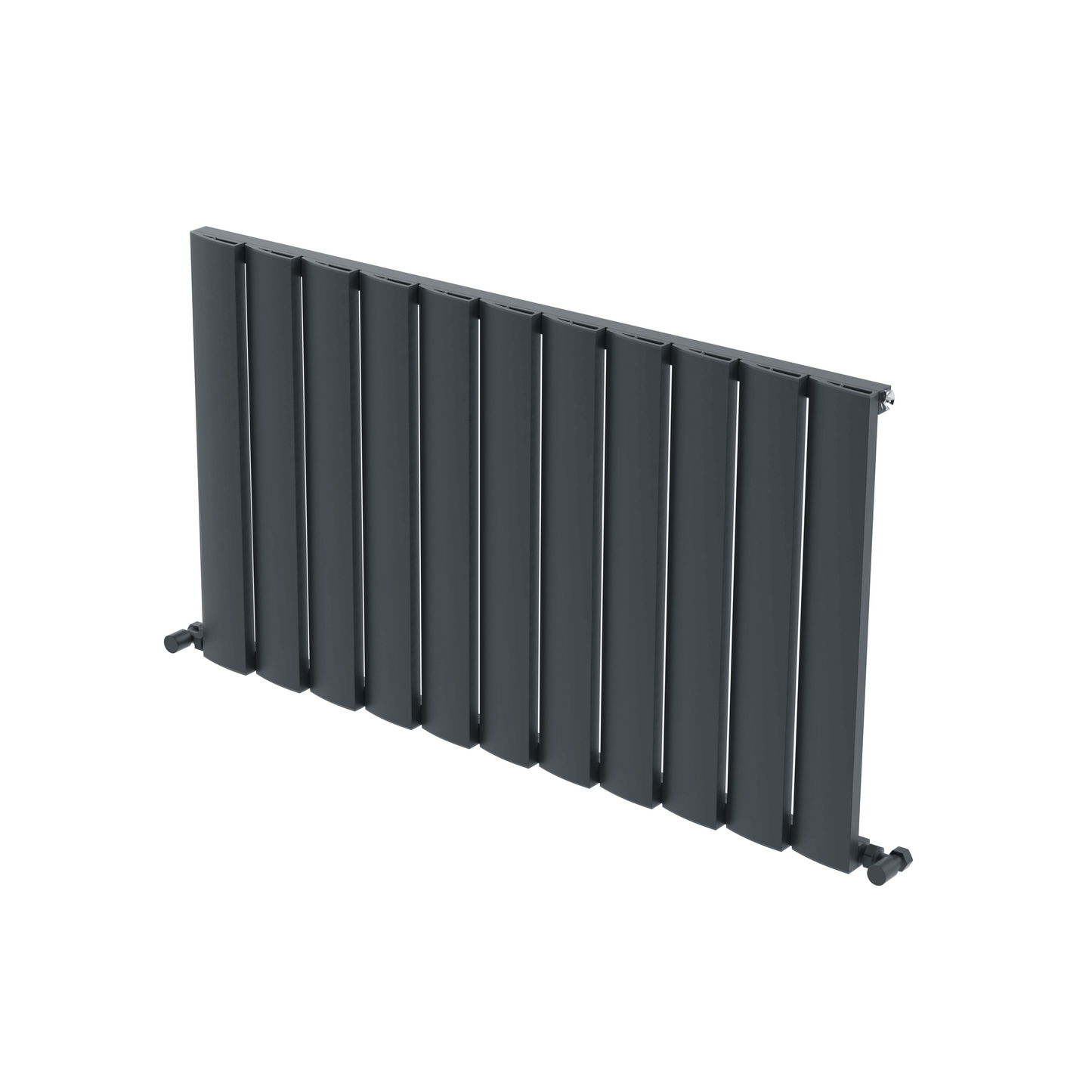 Carisa Step Aluminium-Heizkörper, horizontal, modernes Design, Anthrazit