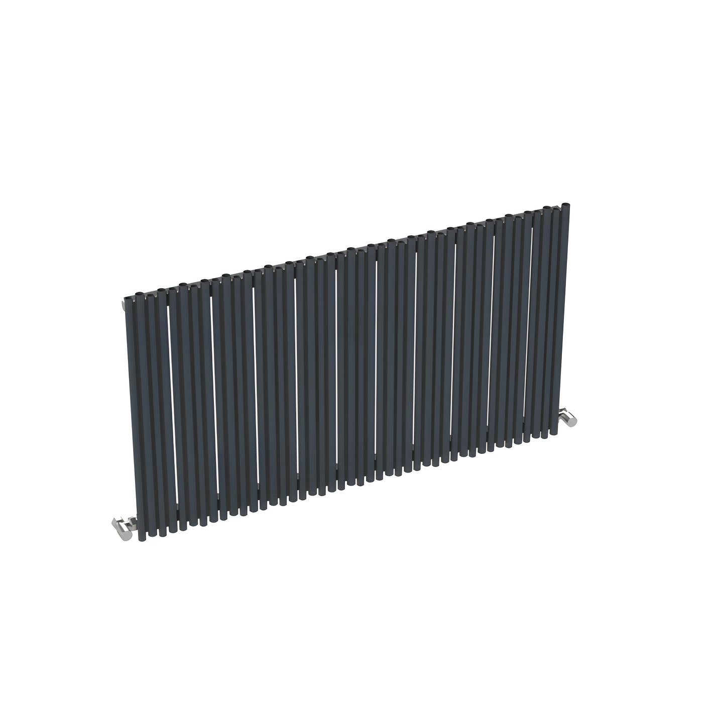 Carisa Pipette Aluminium-Heizkörper, horizontal, modernes Design, Anthrazit