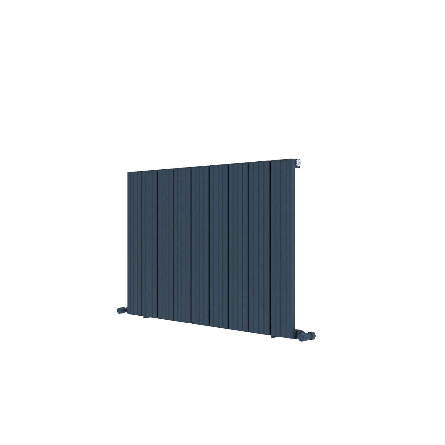 Carisa Chambord Horizontaler Aluminium-Heizkörper, modernes Design, Anthrazit
