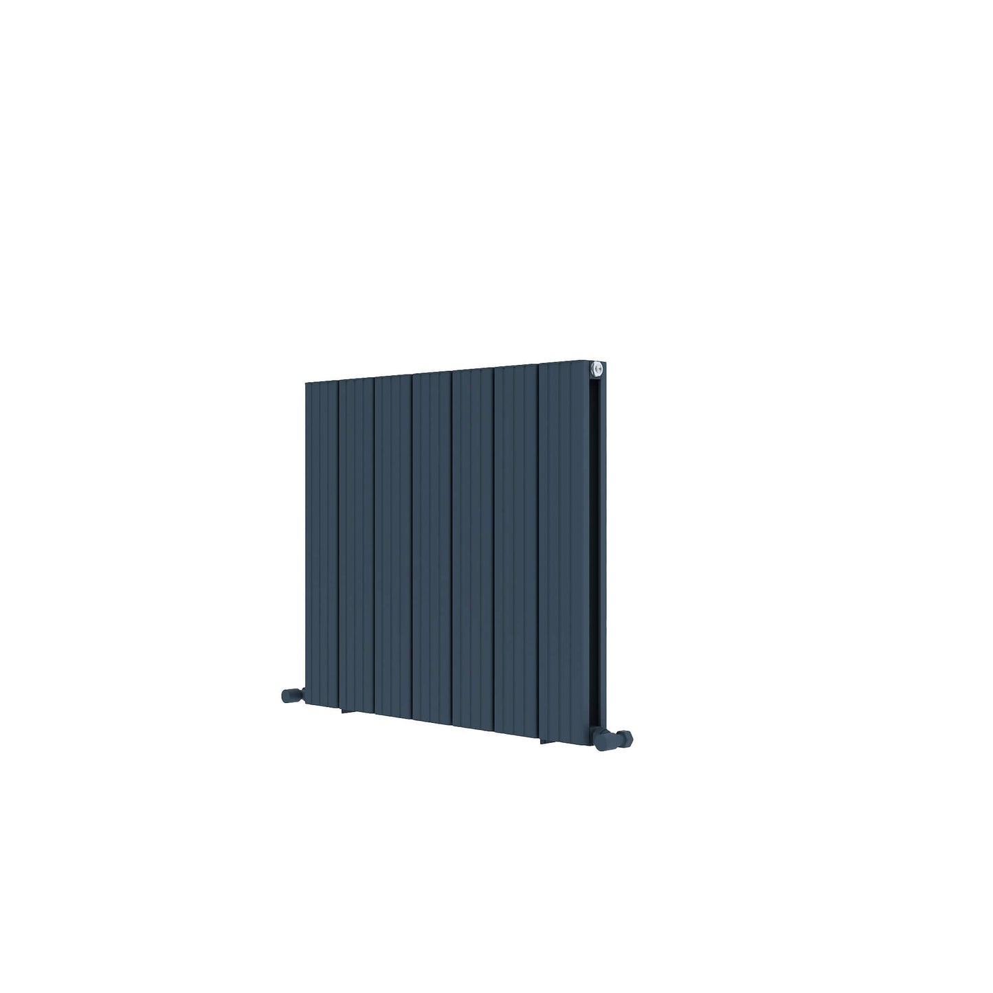 Carisa Chambord Horizontaler Aluminium-Heizkörper, modernes Design, Anthrazit