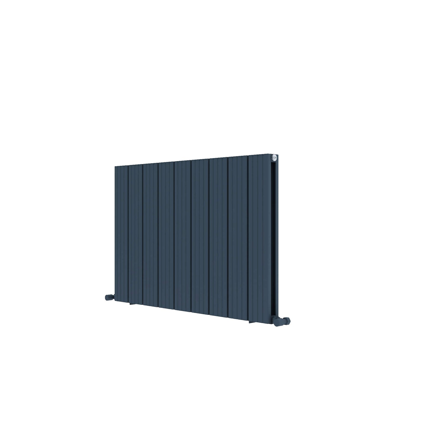 Carisa Chambord Horizontaler Aluminium-Heizkörper, modernes Design, Anthrazit