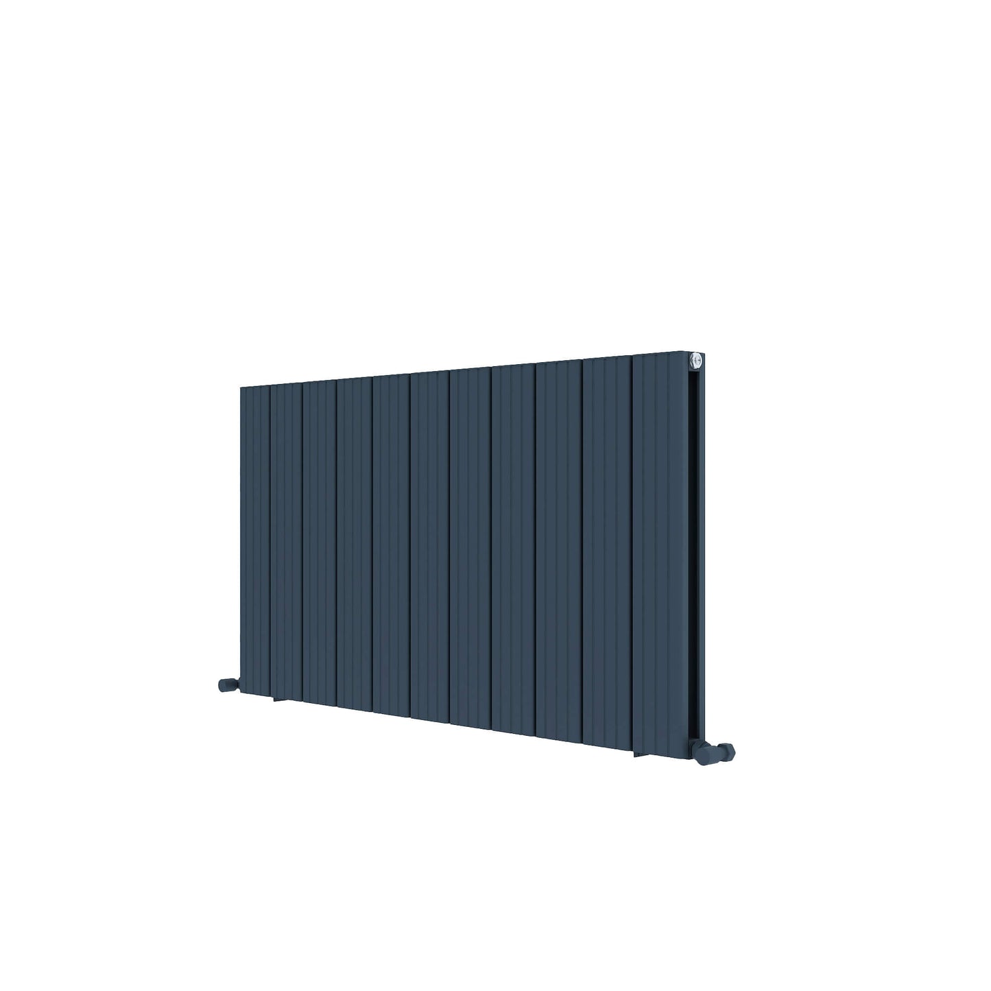 Carisa Chambord Horizontaler Aluminium-Heizkörper, modernes Design, Anthrazit