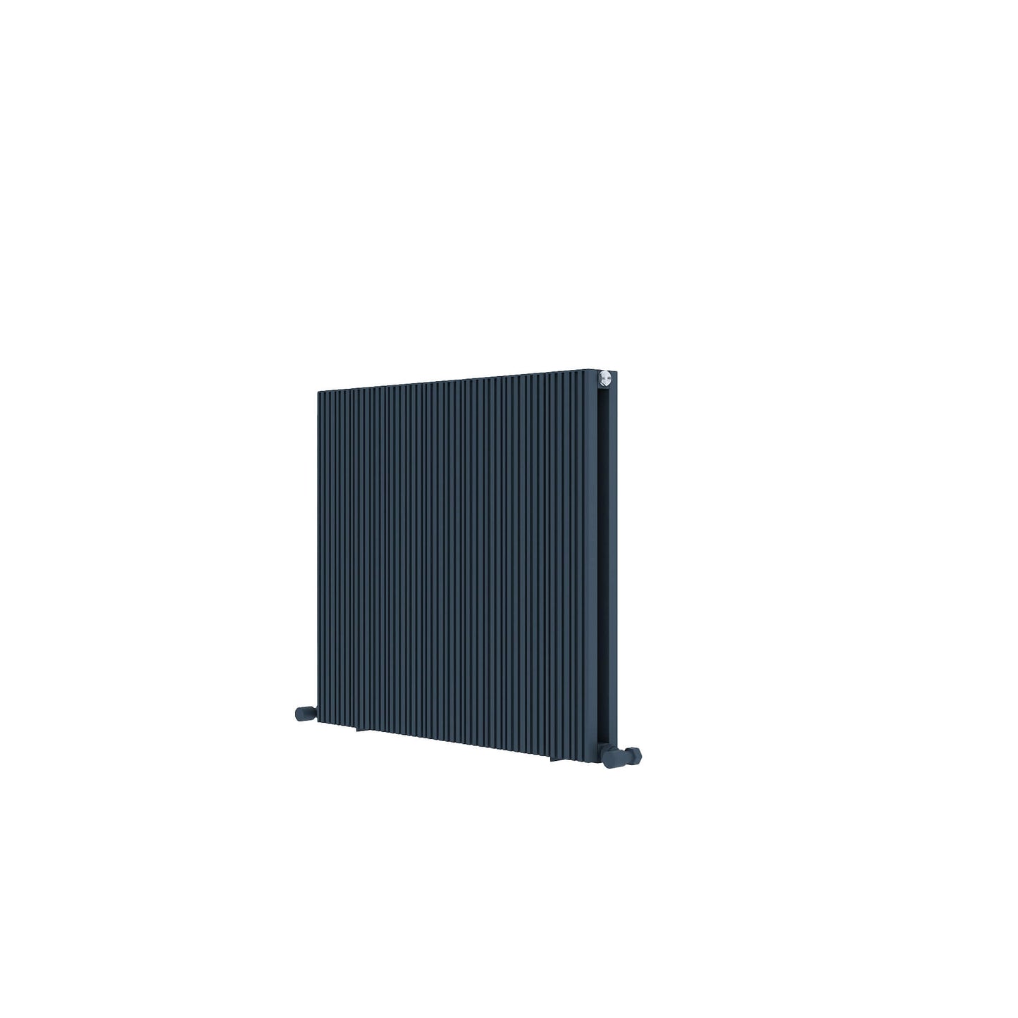 Carisa Monza Horizontaler Aluminium-Heizkörper, modernes Design, Anthrazit
