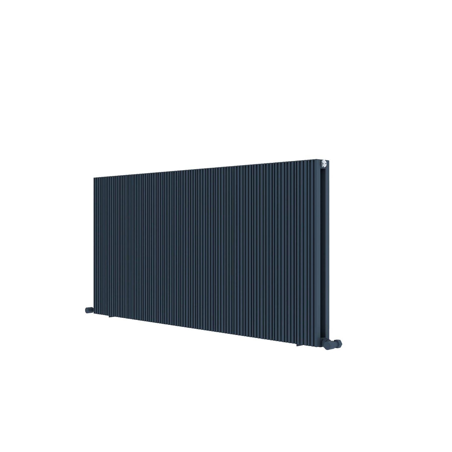Carisa Monza Horizontaler Aluminium-Heizkörper, modernes Design, Anthrazit
