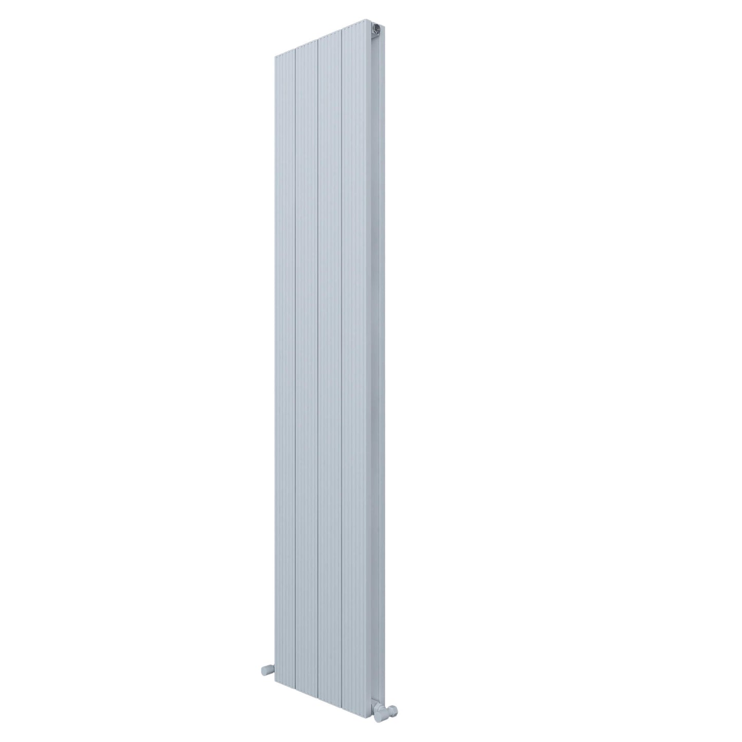 Carisa Monza Vertikaler Aluminium-Heizkörper, modernes Design, Weiß