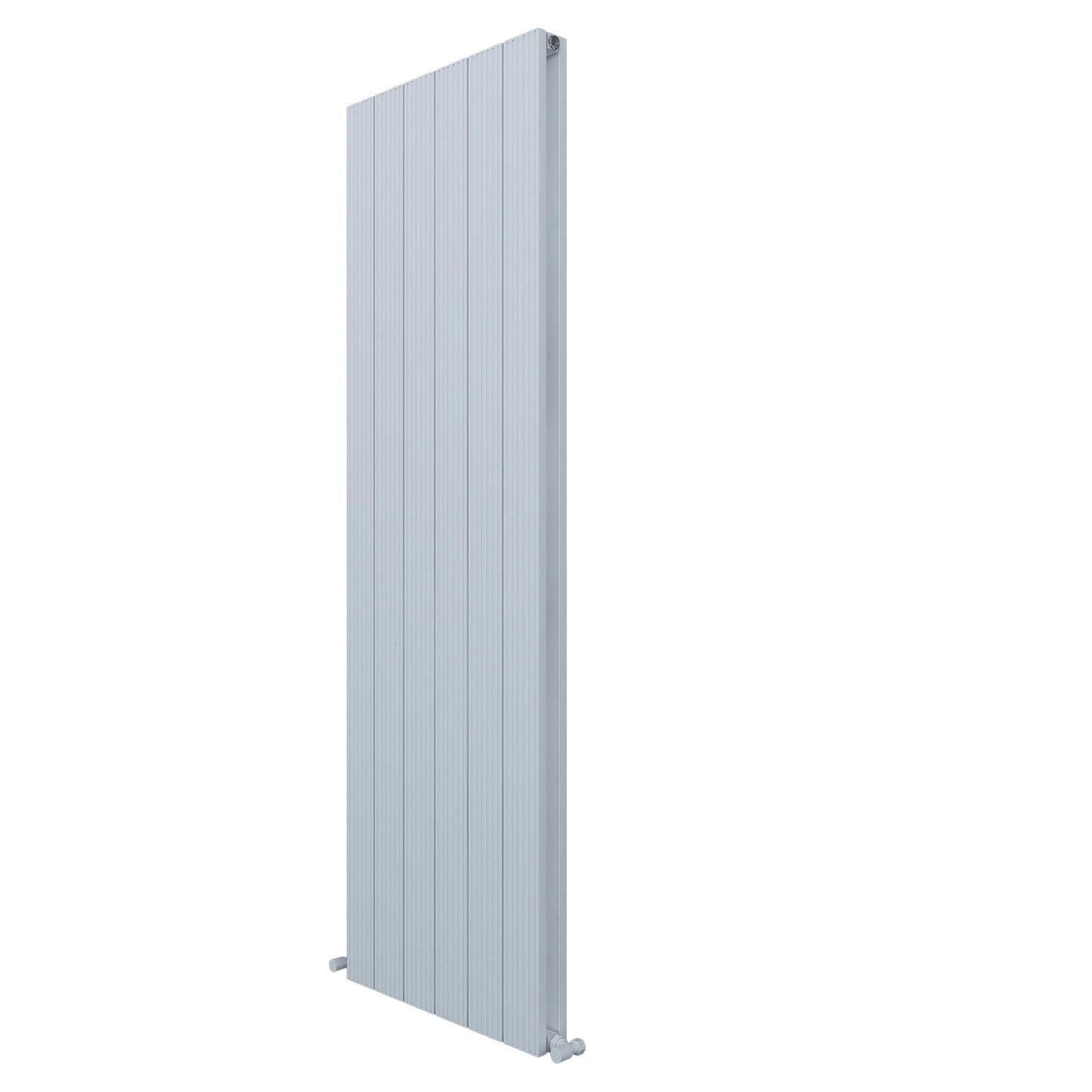 Carisa Monza Vertikaler Aluminium-Heizkörper, modernes Design, Weiß