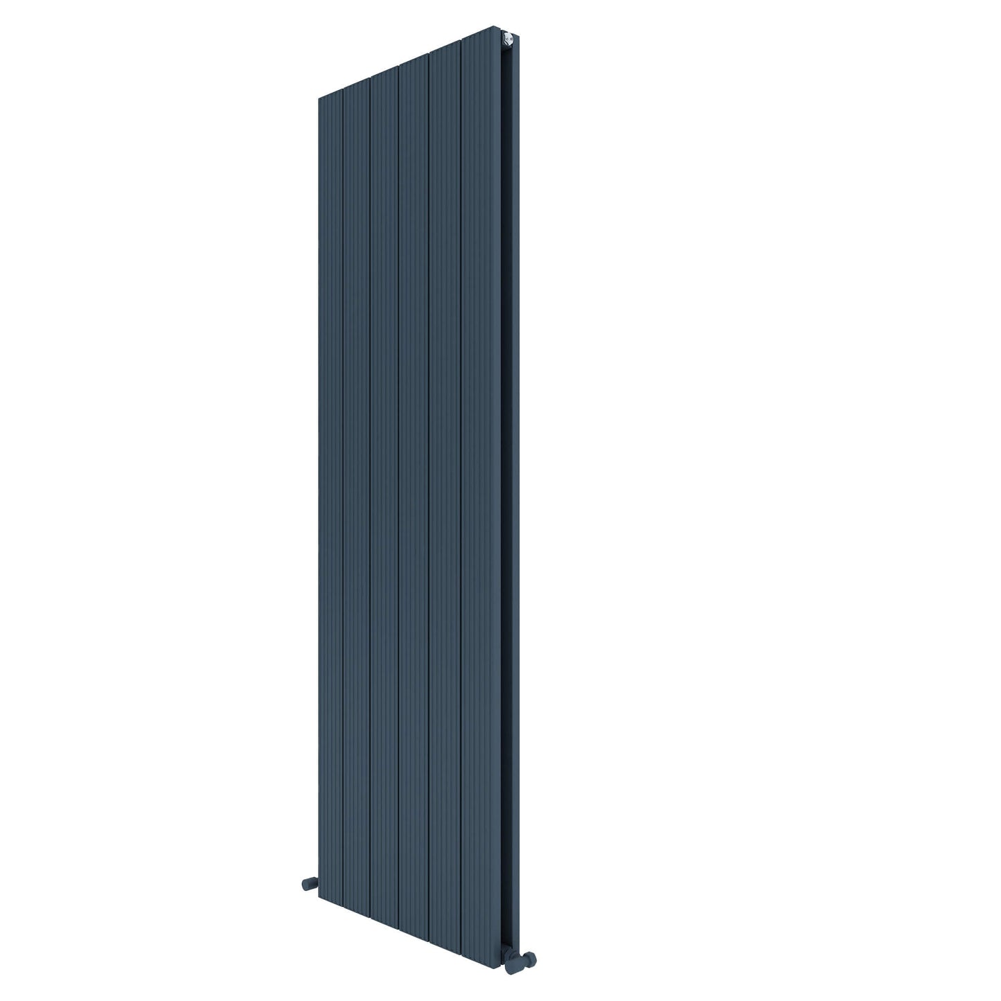 Carisa Monza Vertikaler Aluminium-Heizkörper, modernes Design, Anthrazit
