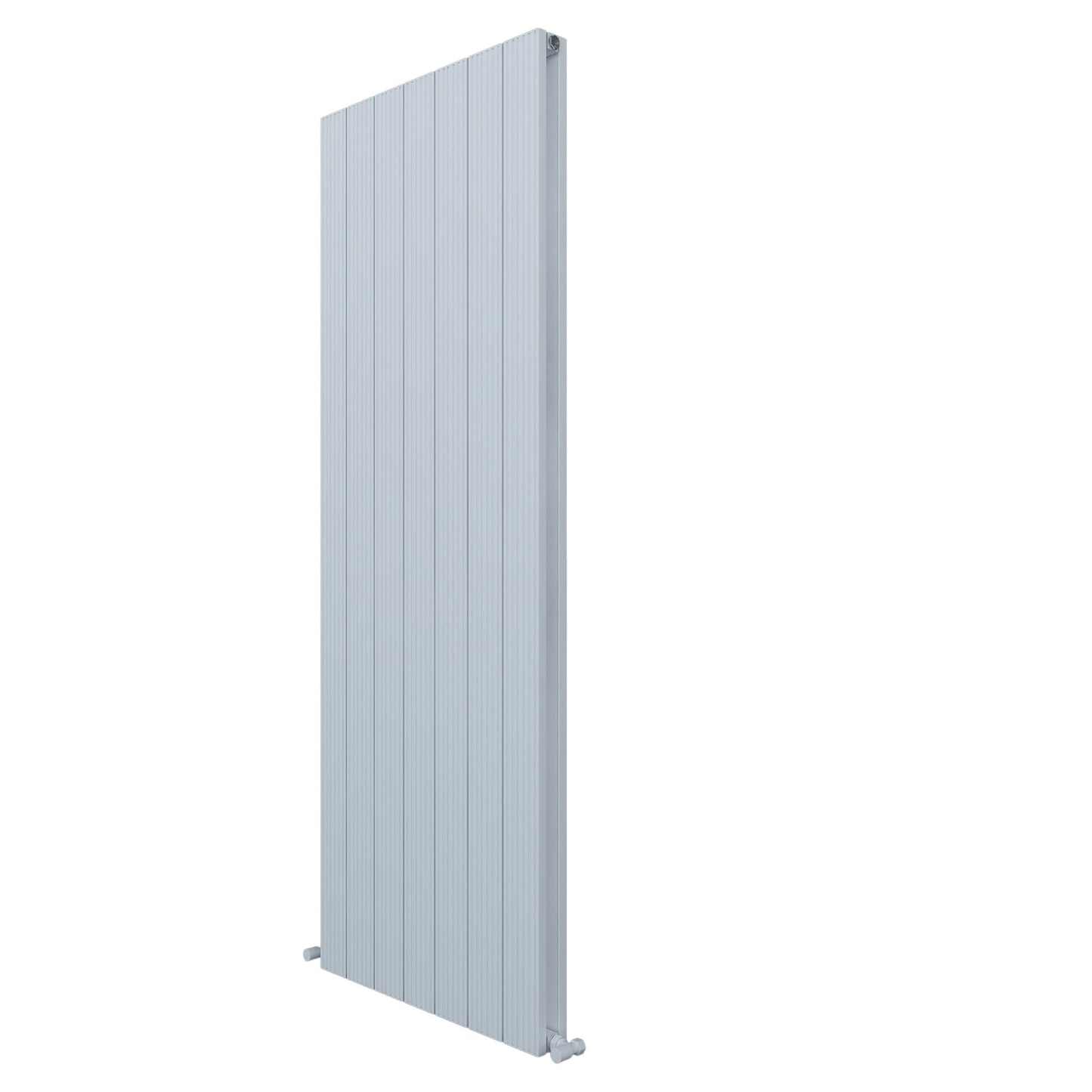 Carisa Monza Vertikaler Aluminium-Heizkörper, modernes Design, Weiß