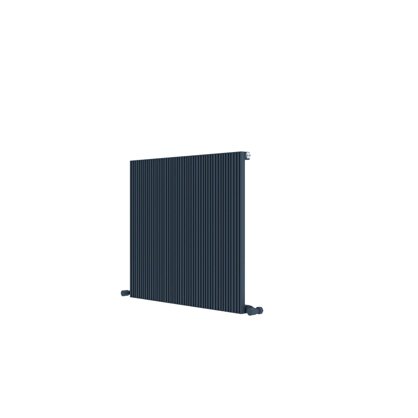 Carisa Monza Horizontaler Aluminium-Heizkörper, modernes Design, Anthrazit