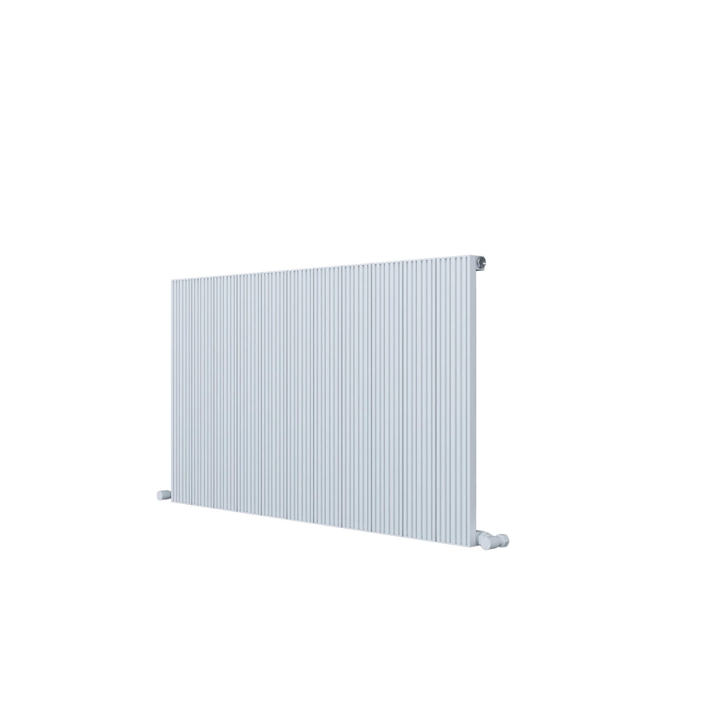Carisa Monza Horizontaler Aluminium-Heizkörper, modernes Design, Weiß
