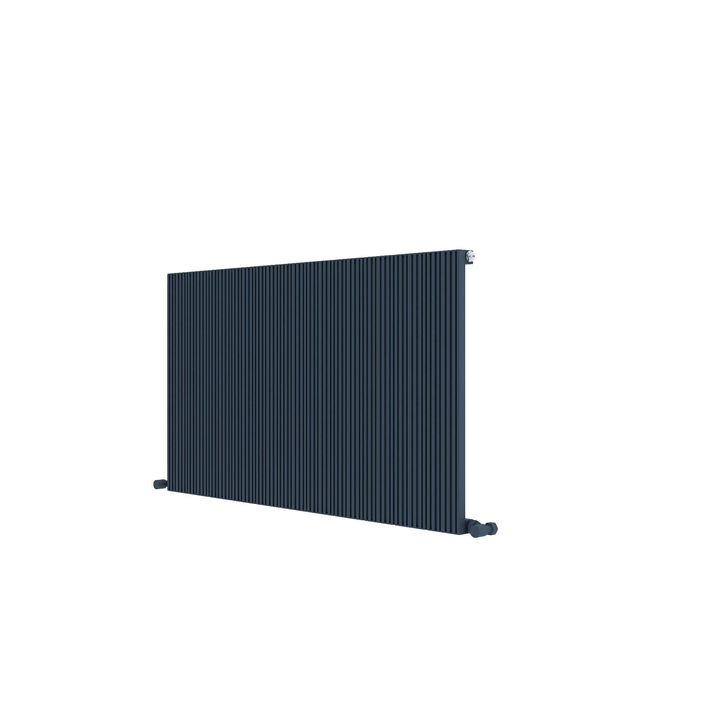 Carisa Monza Horizontaler Aluminium-Heizkörper, modernes Design, Anthrazit