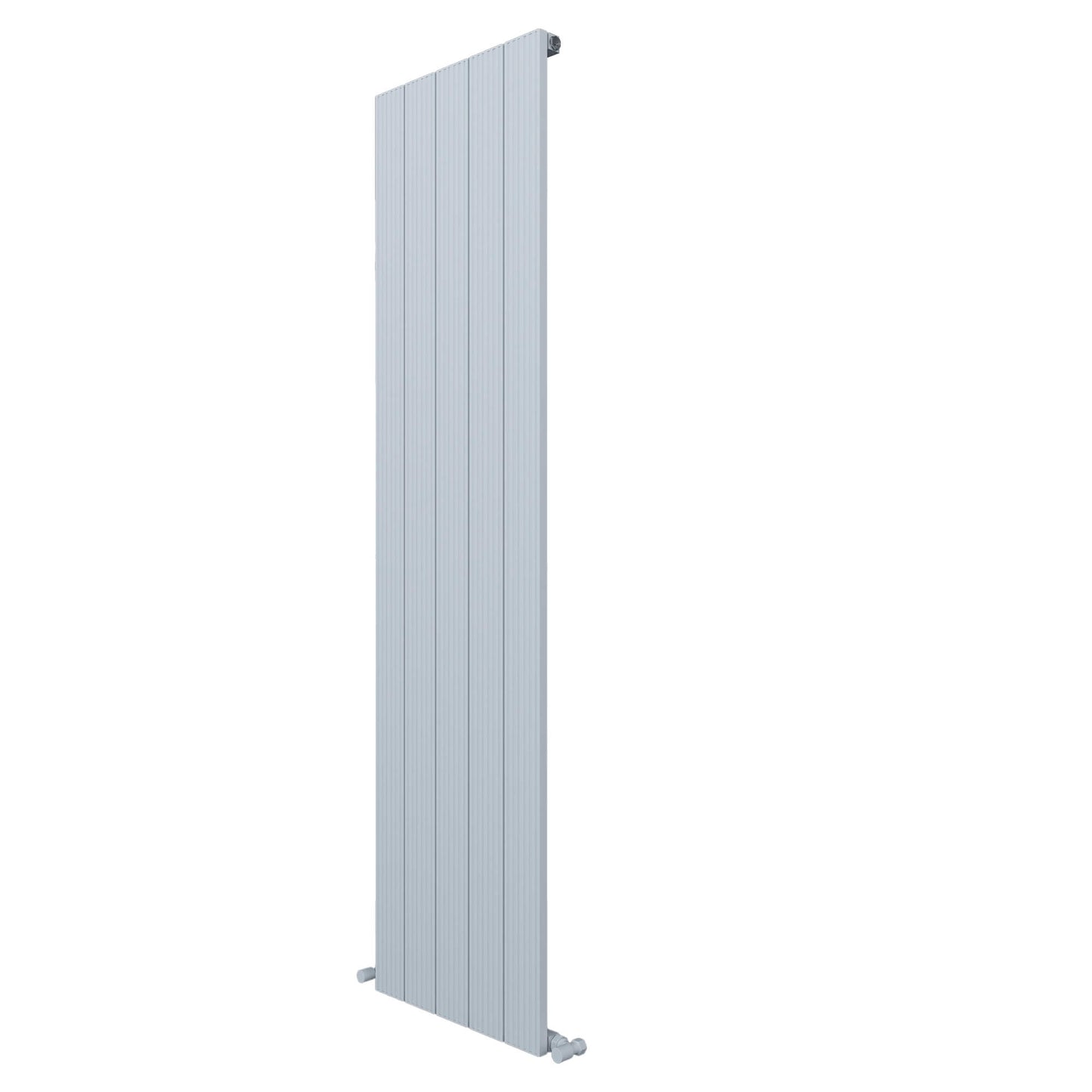 Carisa Monza Vertikaler Aluminium-Heizkörper, modernes Design, Weiß
