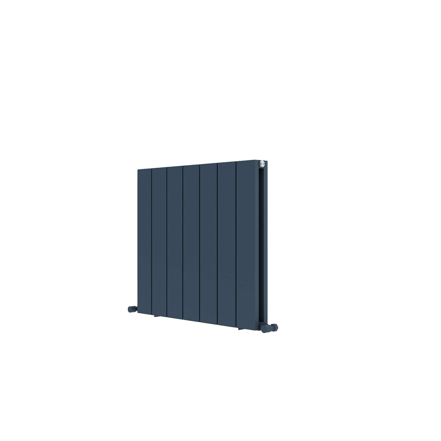 Carisa Nemo Horizontaler Aluminium-Heizkörper, modernes Design, Anthrazit