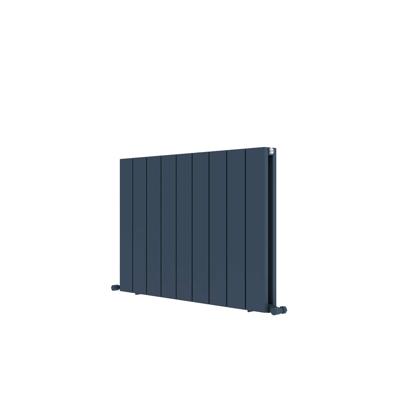 Carisa Nemo Horizontaler Aluminium-Heizkörper, modernes Design, Anthrazit
