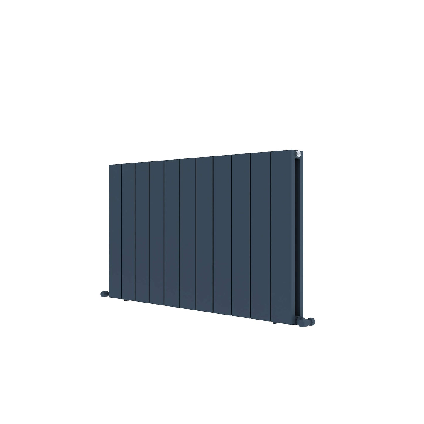 Carisa Nemo Horizontaler Aluminium-Heizkörper, modernes Design, Anthrazit