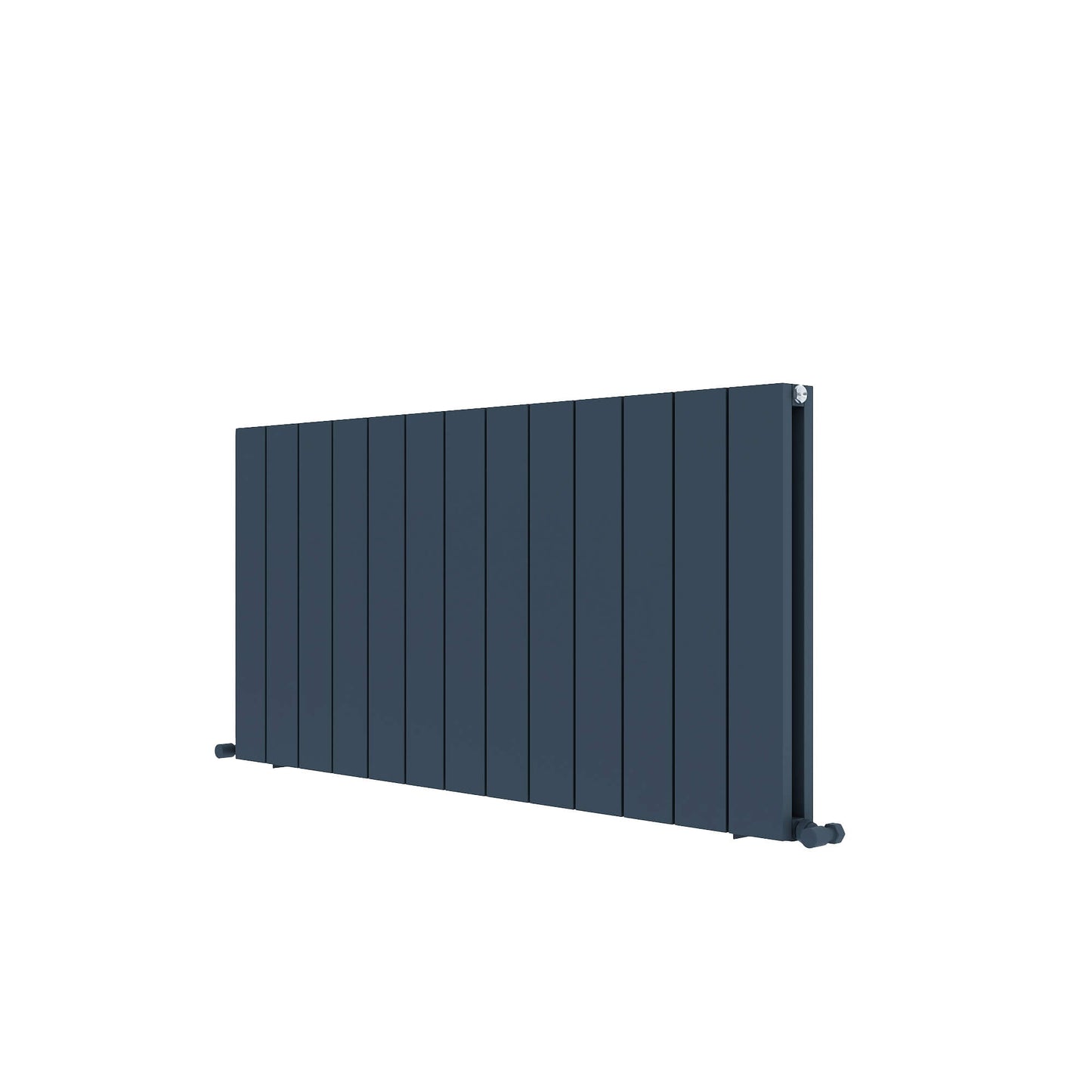 Carisa Nemo Horizontaler Aluminium-Heizkörper, modernes Design, Anthrazit