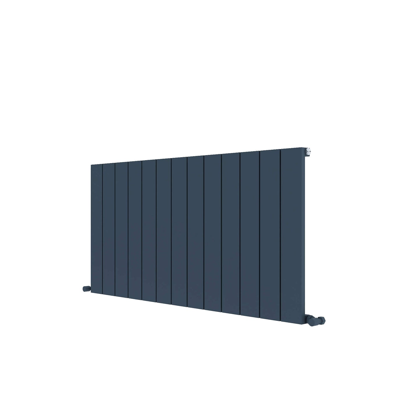 Carisa Nemo Horizontaler Aluminium-Heizkörper, modernes Design, Anthrazit