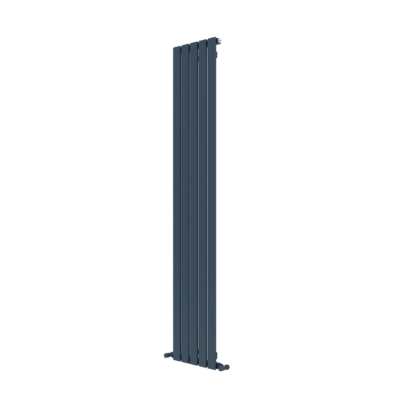 Carisa Plata Vertikaler Aluminium-Heizkörper, modernes Design, Anthrazit