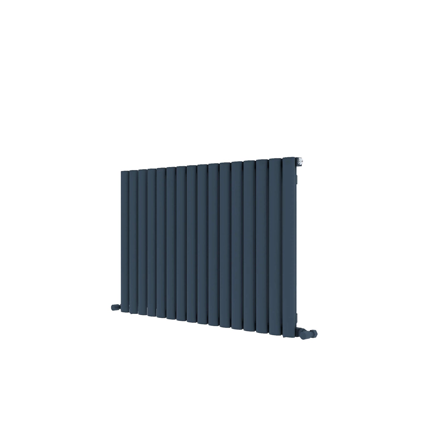 Carisa Tallis Horizontaler Aluminium-Heizkörper, modernes Design, Anthrazit