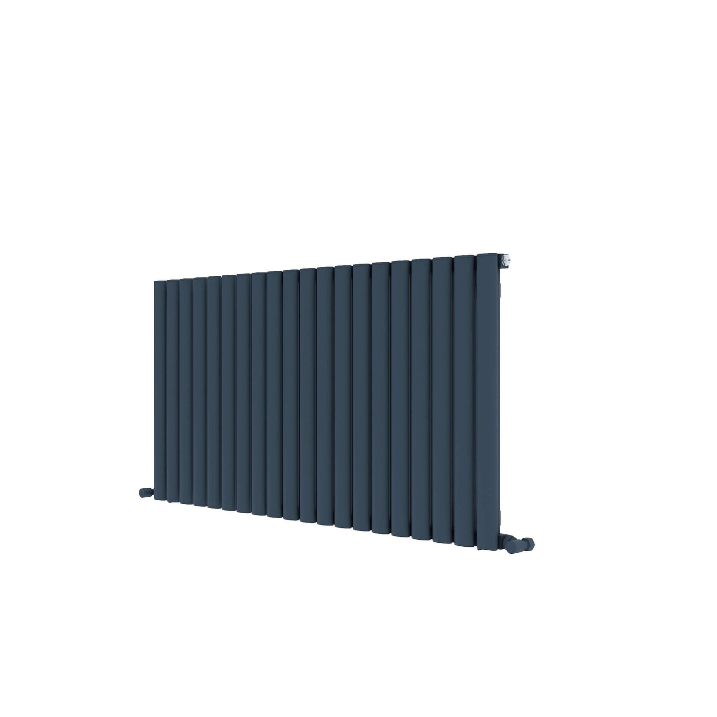Carisa Tallis Horizontaler Aluminium-Heizkörper, modernes Design, Anthrazit