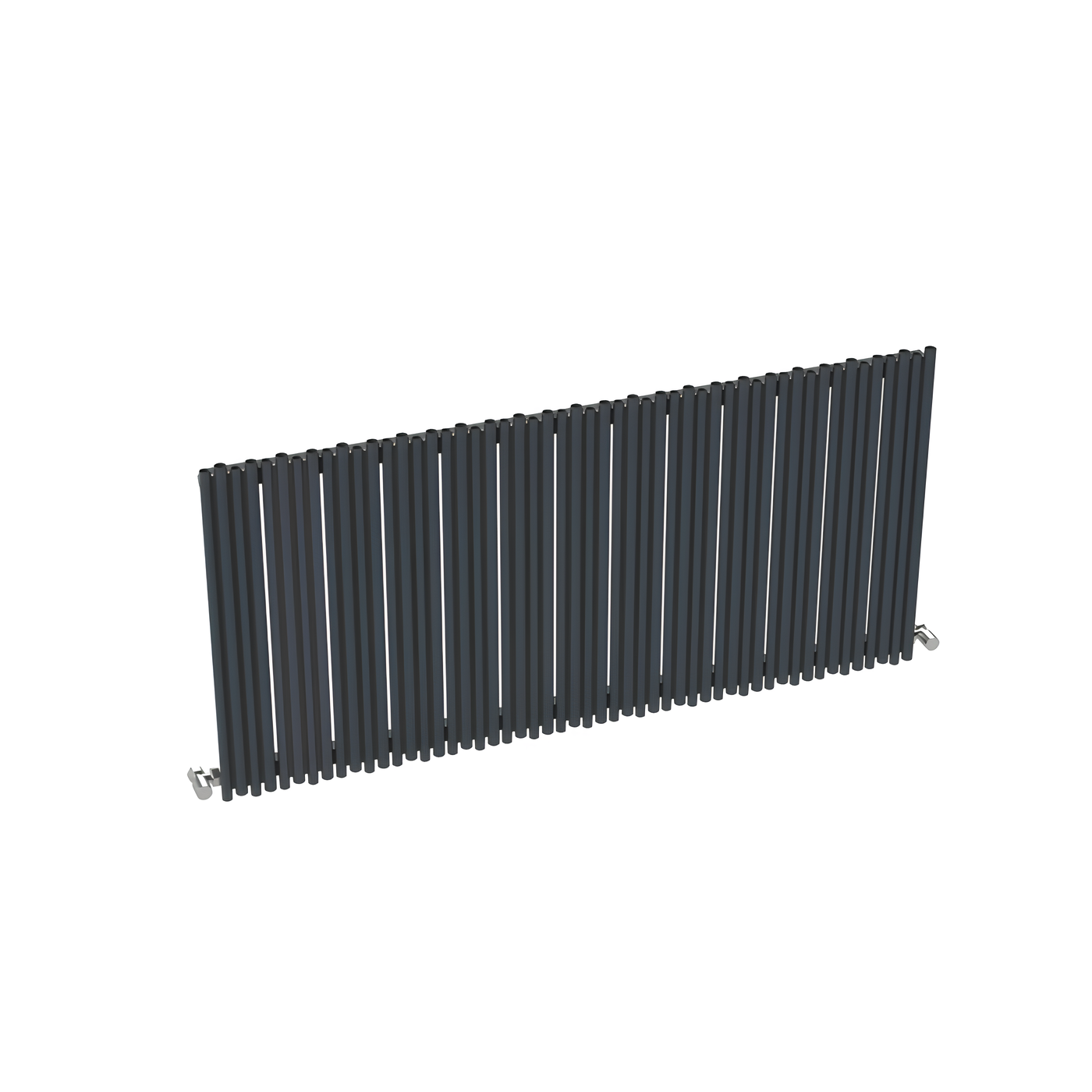 Carisa Pipette Aluminium-Heizkörper, horizontal, modernes Design, Anthrazit