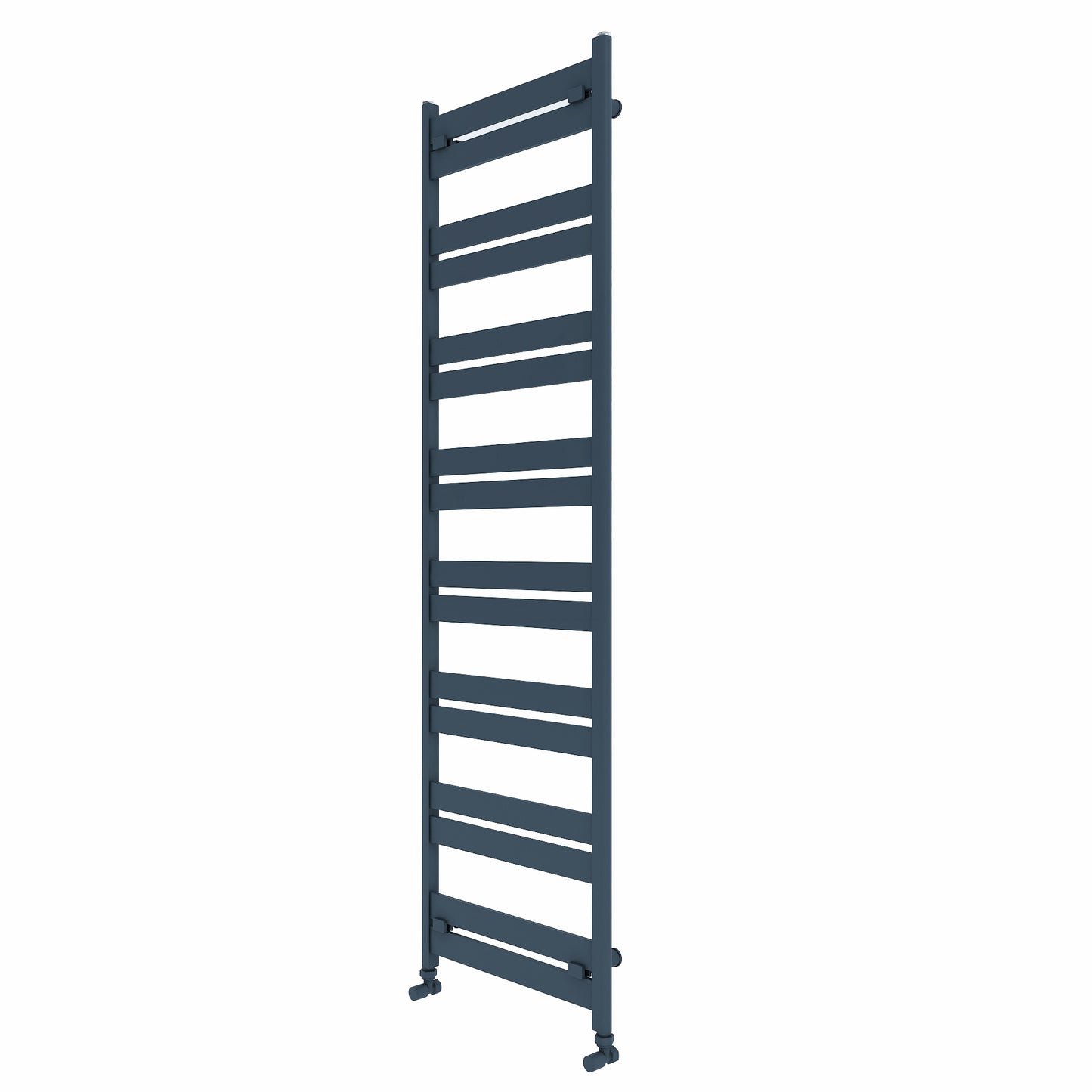 Carisa Handtuchtrockner aus Aluminium, modernes Design, Anthrazit