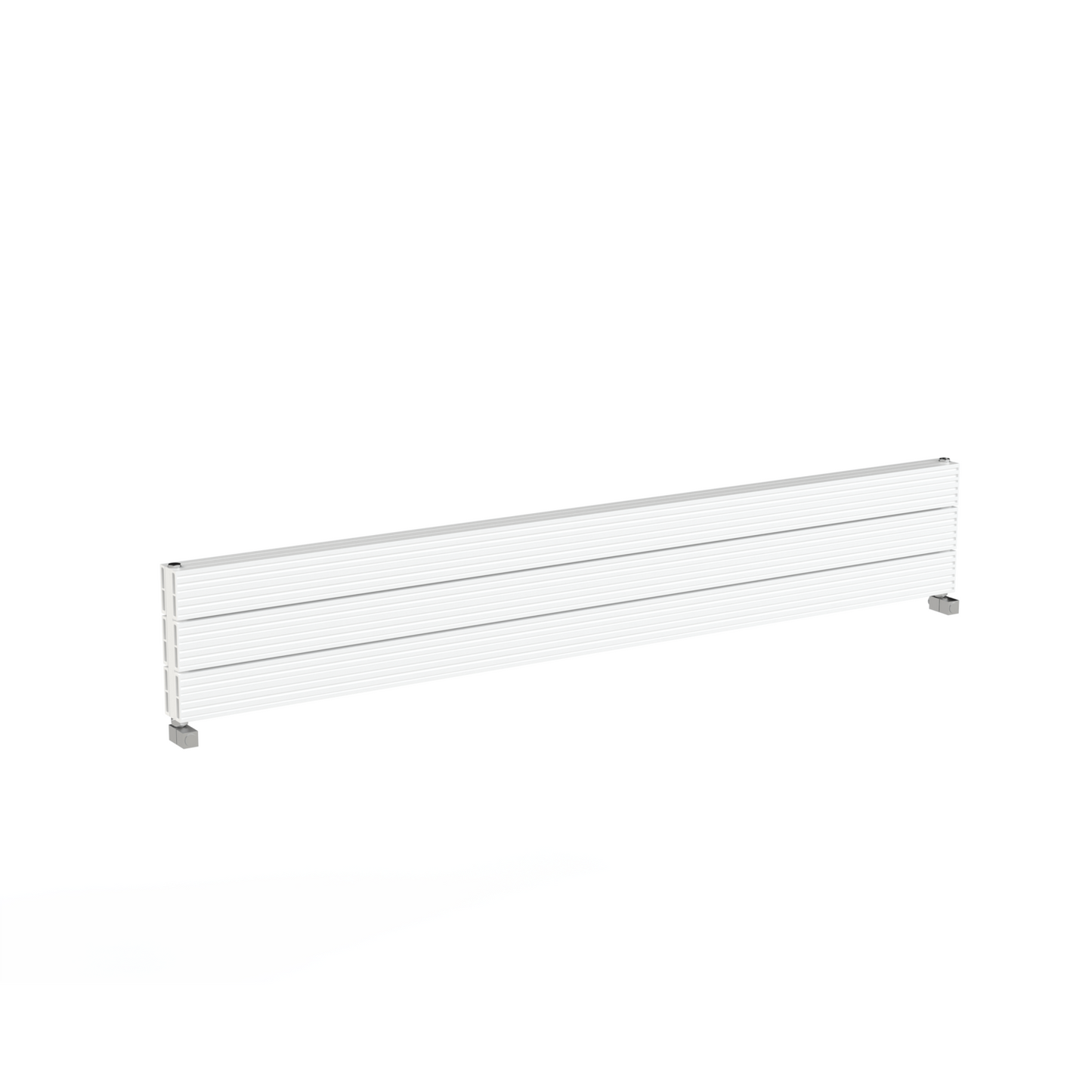 Carisa Monza Double XL Horizontaler Aluminium-Heizkörper, modernes Design, Weiß