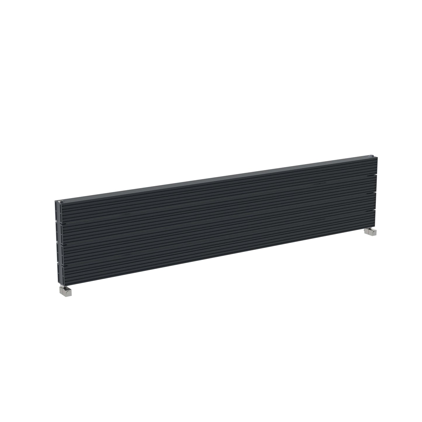 Carisa Monza Double XL Horizontaler Aluminium-Heizkörper, modernes Design, Anthrazit