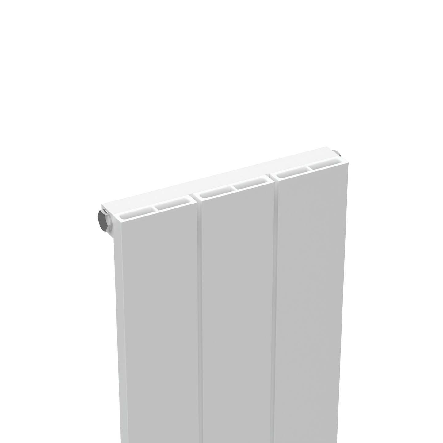 Carisa Nemo Horizontaler Aluminium-Heizkörper, modernes Design, Latte