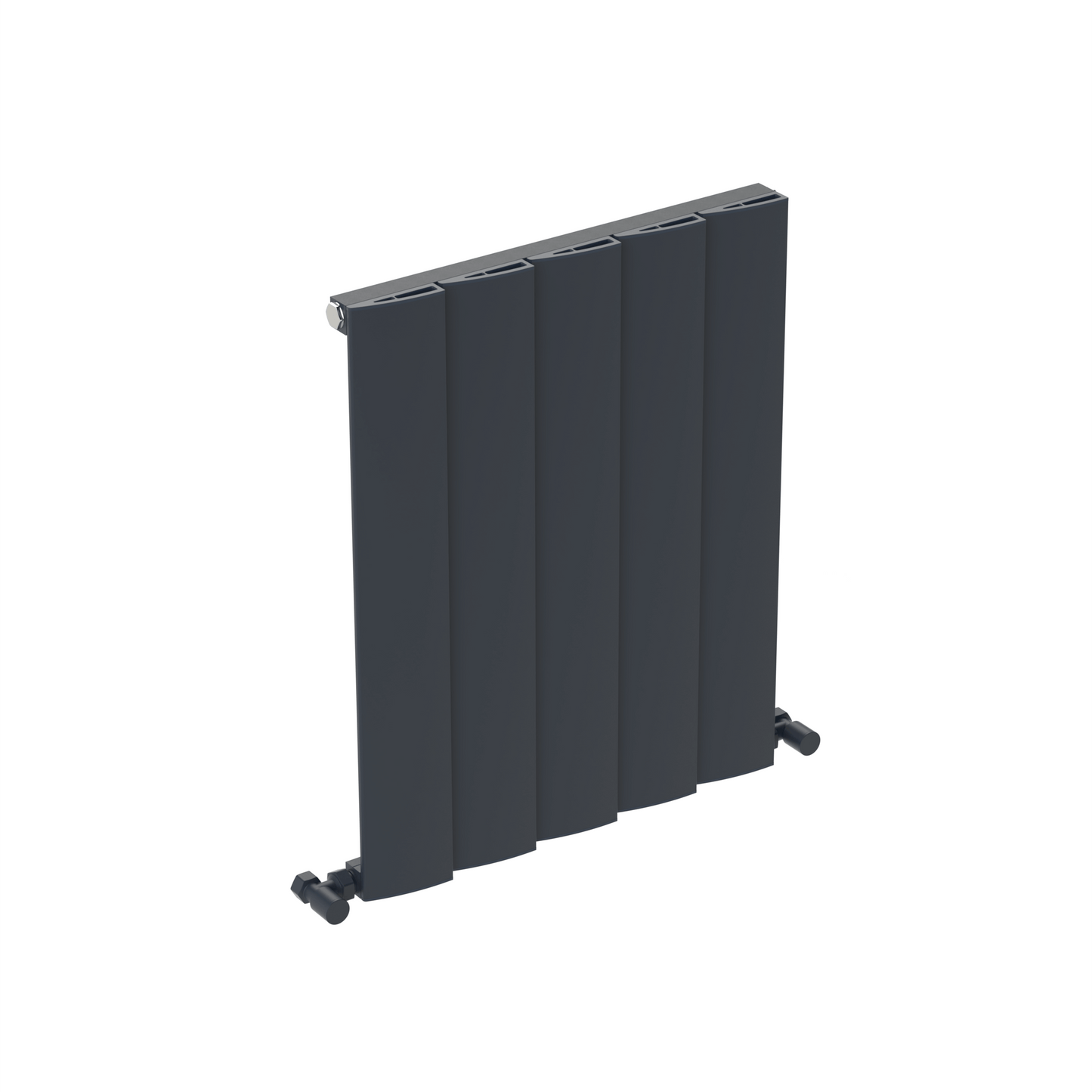 Carisa Step Aluminium-Heizkörper, horizontal, modernes Design, Anthrazit