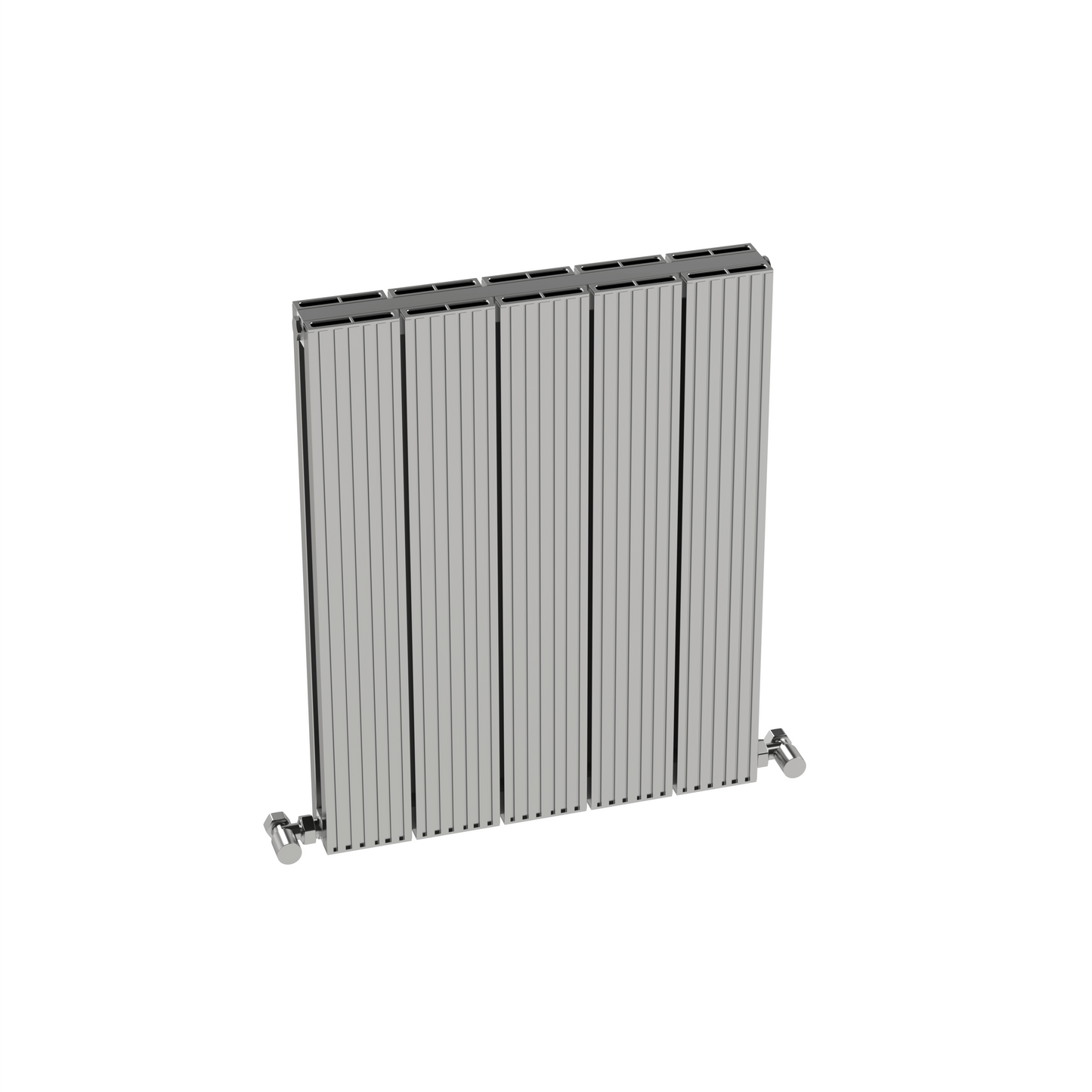 Carisa Monza Horizontaler Aluminium-Heizkörper, modernes Design, poliert, eloxiert