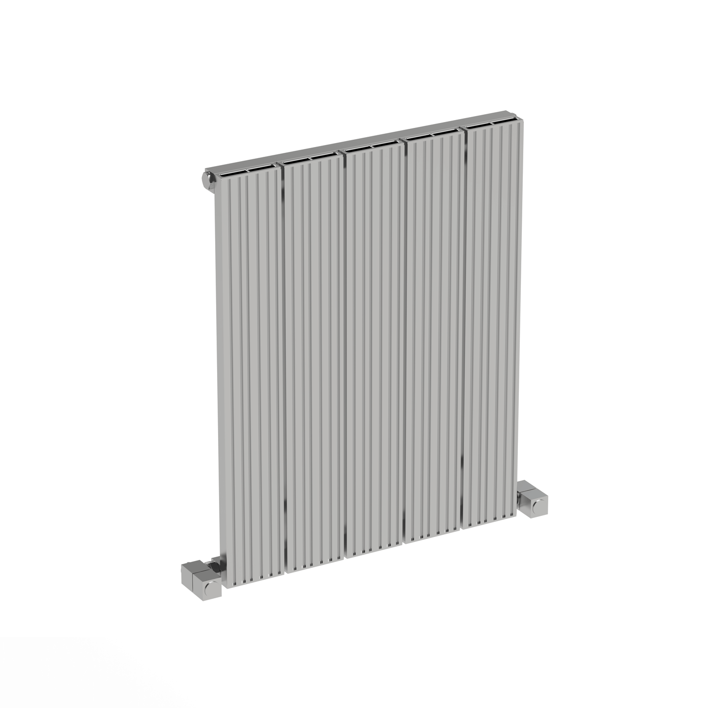 Carisa Monza Horizontaler Aluminium-Heizkörper, modernes Design, poliert, eloxiert