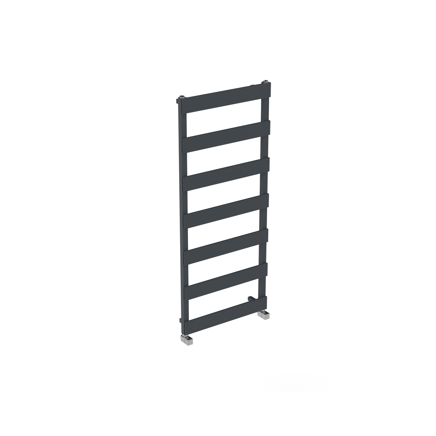 Carisa Ninova Bad-Handtuchwärmer aus Aluminium, modernes Design, Anthrazit