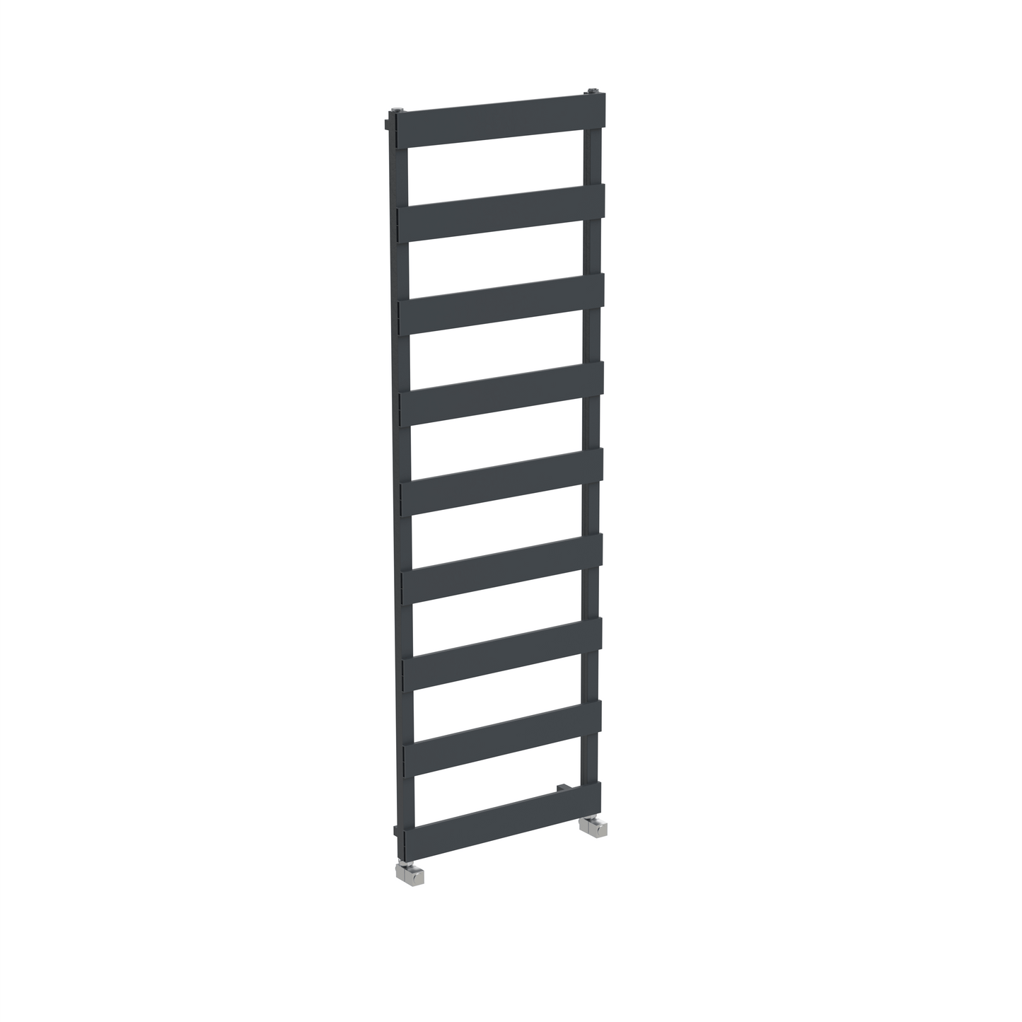 Carisa Ninova Bad-Handtuchwärmer aus Aluminium, modernes Design, Anthrazit