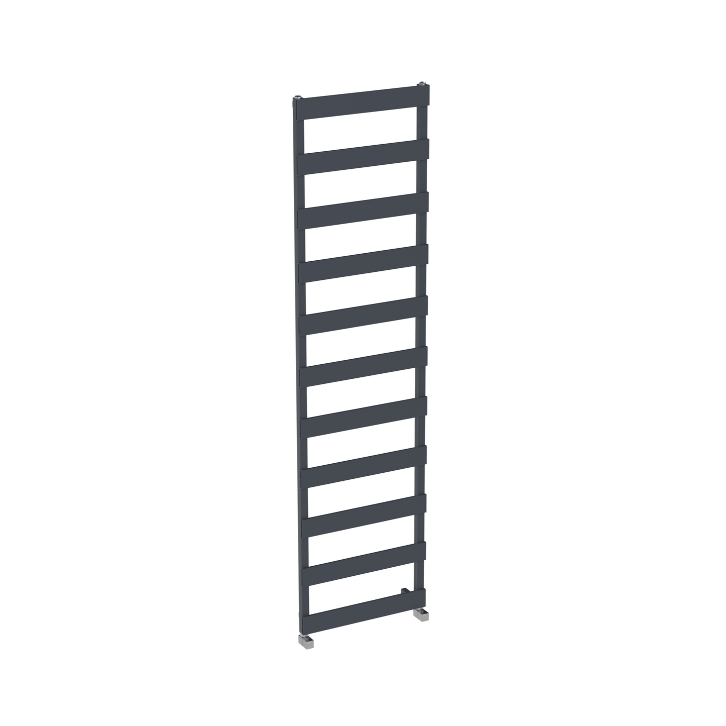 Carisa Ninova Bad-Handtuchwärmer aus Aluminium, modernes Design, Anthrazit