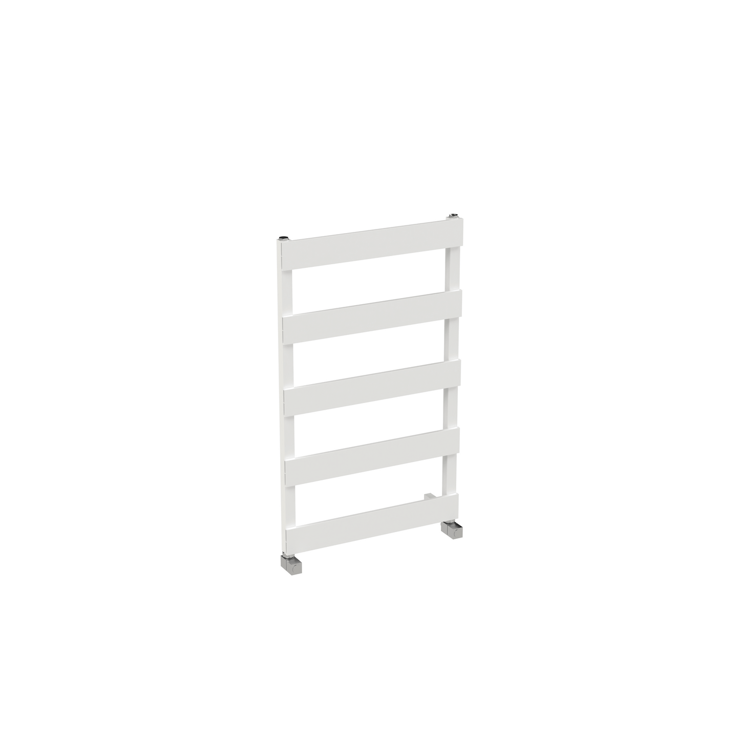 Carisa Ninova Badewannen-Handtuchwärmer aus Aluminium, modernes Design, Weiß