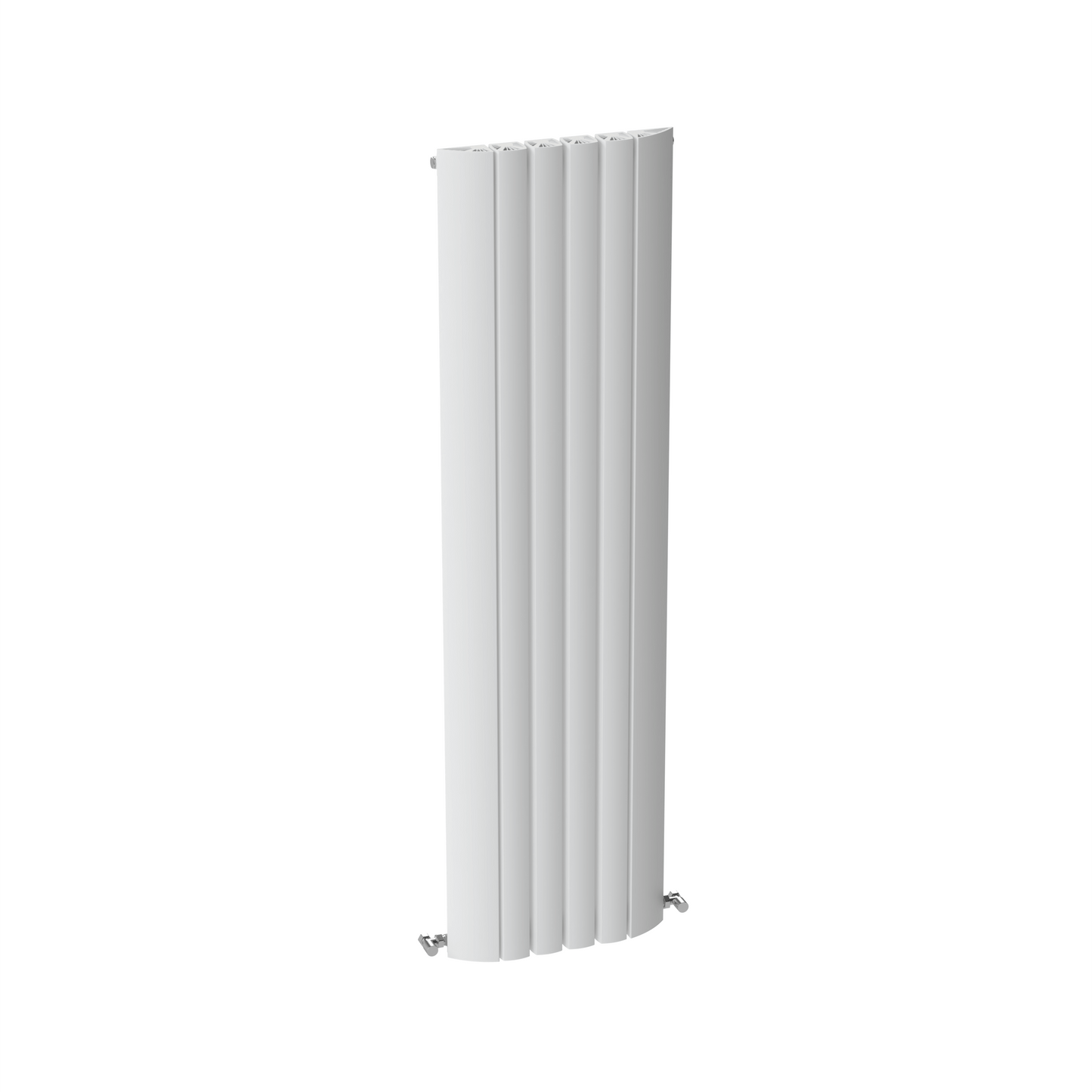 Carisa Gaia Vertikaler Aluminium-Heizkörper, modernes Design, Weiß