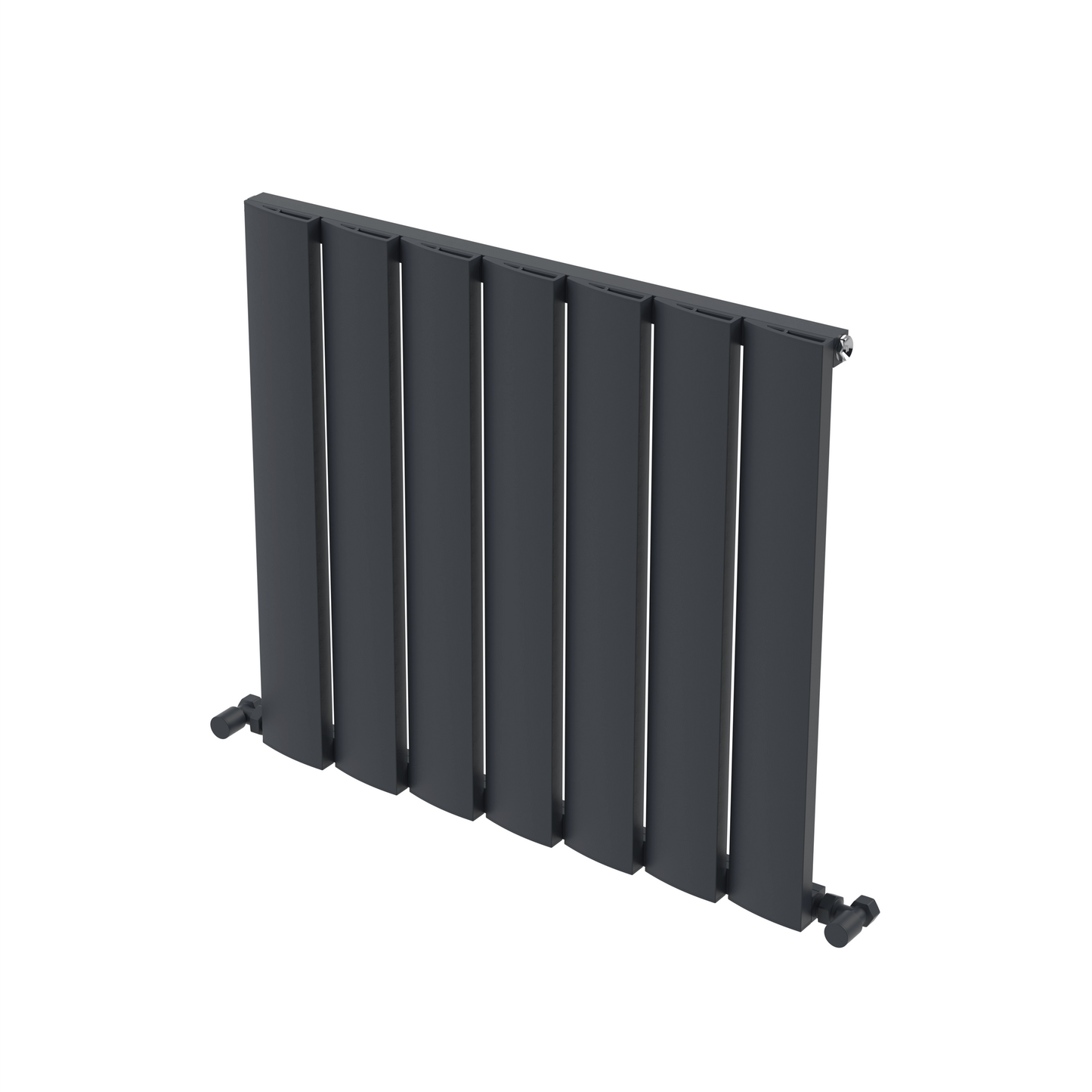 Carisa Step Aluminium-Heizkörper, horizontal, modernes Design, Anthrazit