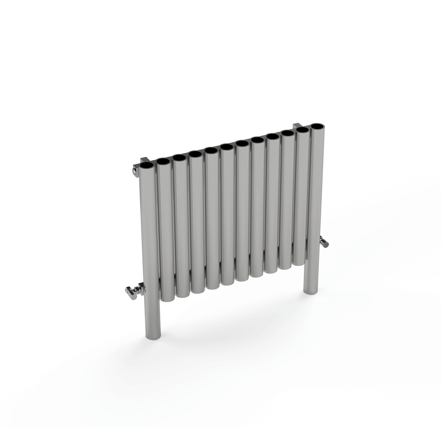 Carisa Mistral F Edelstahl-Heizkörper, horizontal, modernes Design, hochglanzpoliert