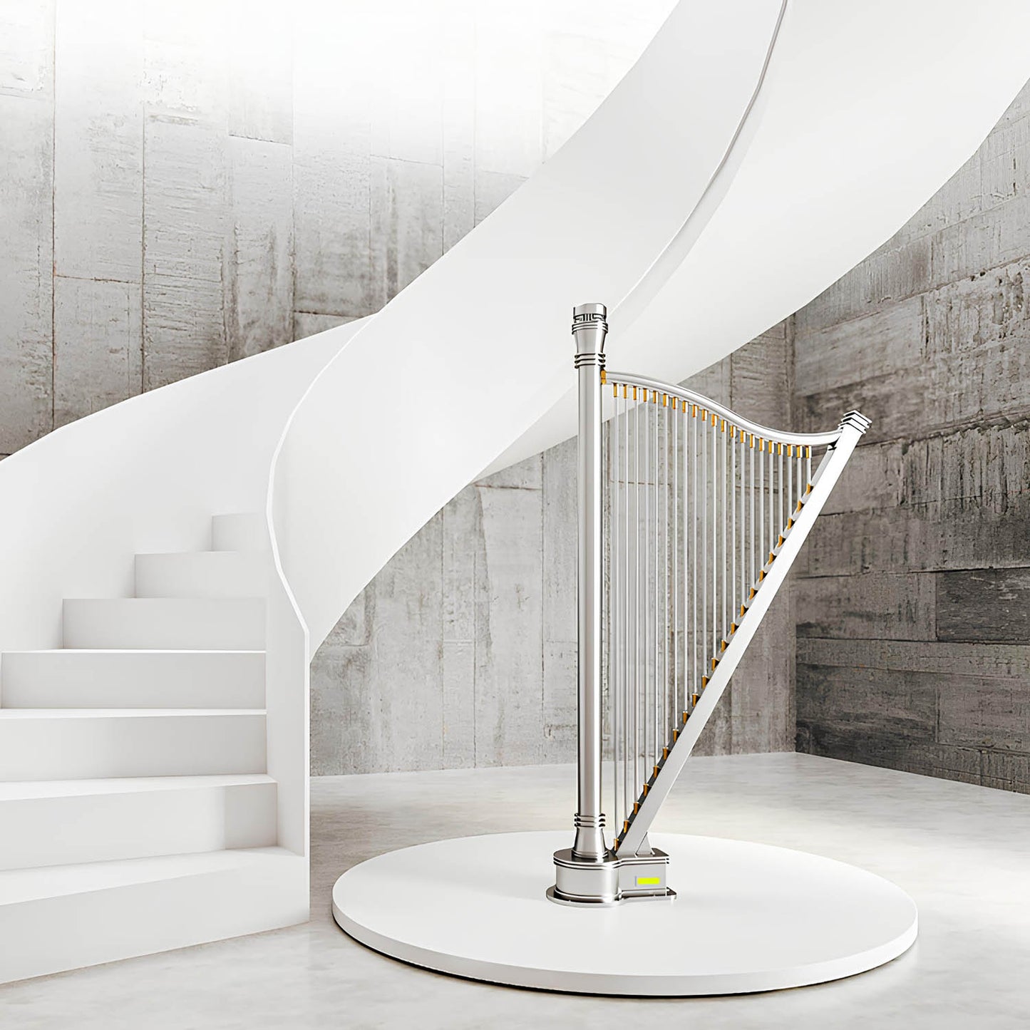 Carisa Adagio Vertikaler Heizkörper aus Edelstahl, modernes Design, seidenmatt poliert