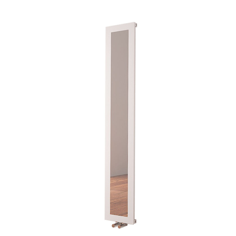Carisa Quadro Vertikaler Aluminium-Heizkörper, modernes Design, Weiß