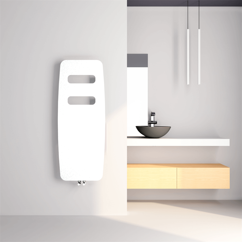 Carisa Manchester Heizkörper, schlankes Design aus vertikalem Stahl, modernes Design, Weiß
