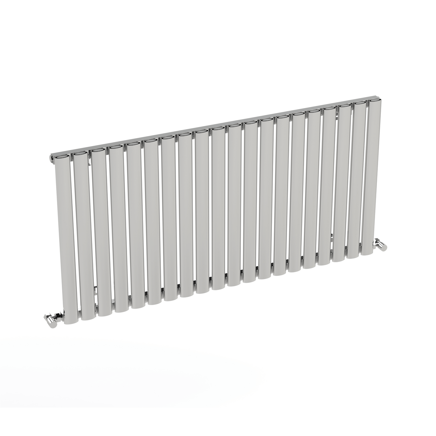 Carisa Tallis Aluminium-Heizkörper, horizontal, modernes Design, poliert, eloxiert