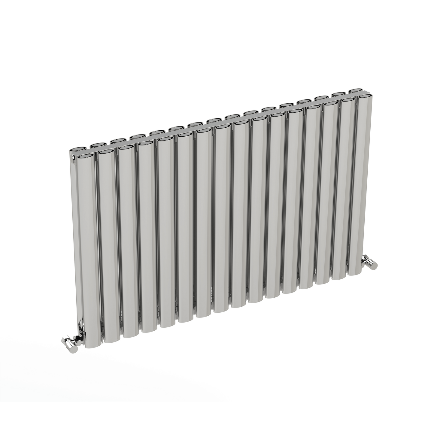 Carisa Tallis Aluminium-Heizkörper, horizontal, modernes Design, poliert, eloxiert