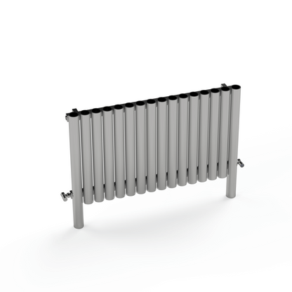 Carisa Mistral F Edelstahl-Heizkörper, horizontal, modernes Design, hochglanzpoliert 