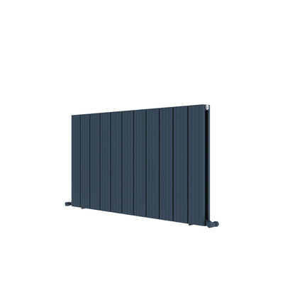 Carisa Chambord Horizontaler Aluminium-Heizkörper, modernes Design, Anthrazit 
