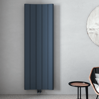 Carisa Curvy Vertikaler Aluminiumheizkörper Modernes Design Anthrazit 