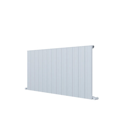 Carisa Monza Horizontaler Aluminium-Heizkörper, modernes Design, Weiß 