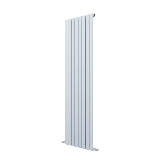 Carisa Plata Vertikaler Aluminium-Heizkörper, modernes Design, Weiß 